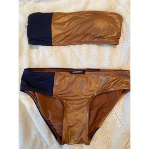 DKNY strapless bikini